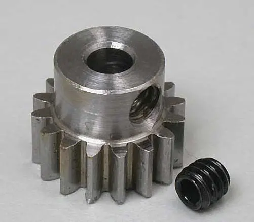 Robinson Racing - 19 Tooth .6 Mod Metric Steel Alloy Pinion Gear, 1/8" Bore 1