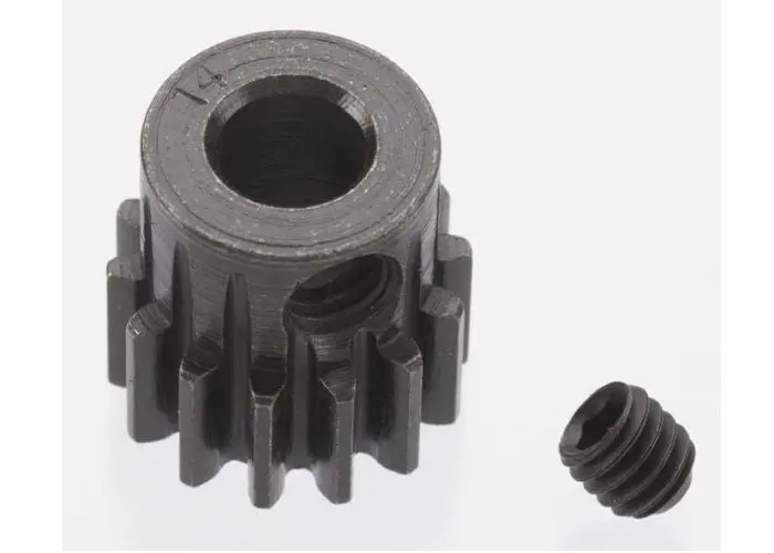 Robinson Racing - Extra Hard 14 Tooth Blackened Steel 32P Pinion 5M/M 1