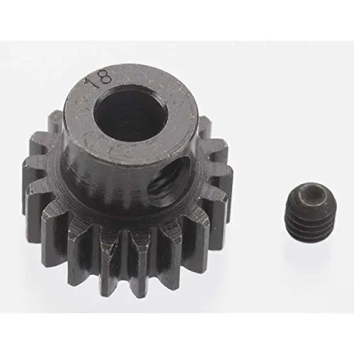 Robinson Racing - Extra Hard 18 Tooth Blackened Steel 32P Pinion 5M/M 1