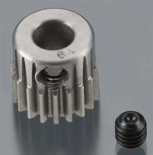 Robinson Racing - Hard 48 Pitch Machined 19T Pinion 5Mm Bore 1