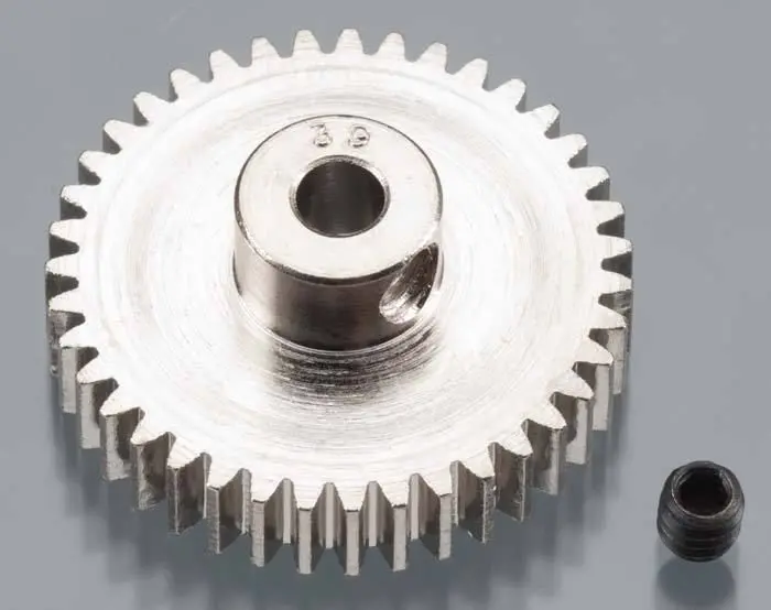Robinson Racing - Hard Nickel Plated 48 Pitch Pinion 39 Teeth 1