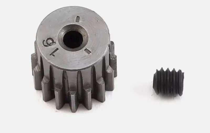 Robinson Racing - Hard Steel Motor Pinion, 2Mm, .5 Module, 16 Teeth 1