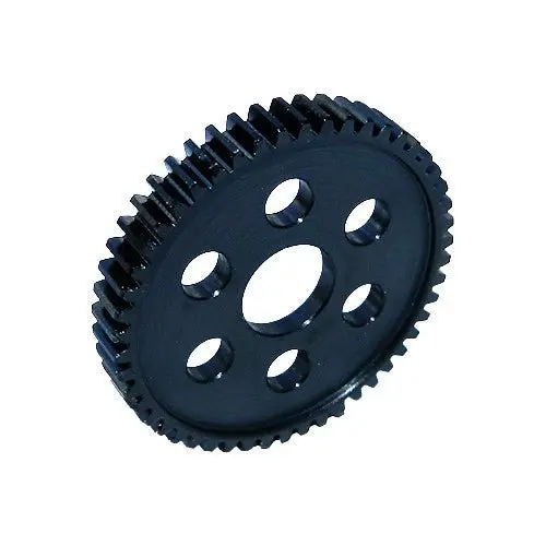 Robinson Racing - Slash/Stampede 4X4 Hard Black 50 T Steel Spur Only 32P, Accepts Telemetry 1