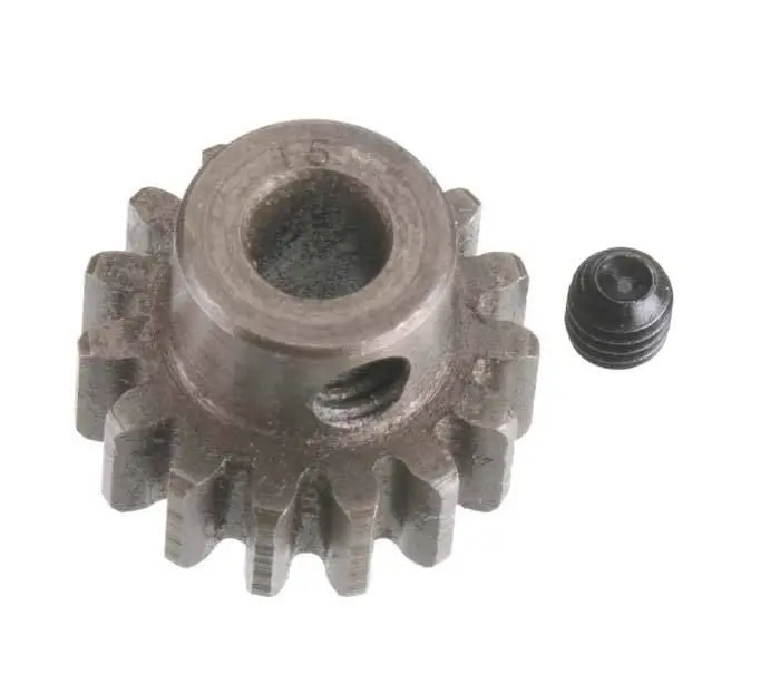 Robinson Racing - X Hard 5Mm (1.0 Mod) Pinion, 15 Tooth 1