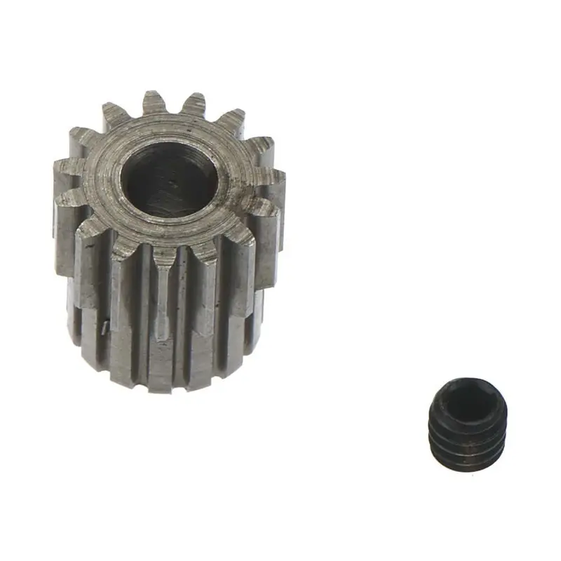 Robinson Racing - X-Hard Wide 48 Pitch 15 Tooth 1/8" Shaft Pinion Gear W/ Collar 1