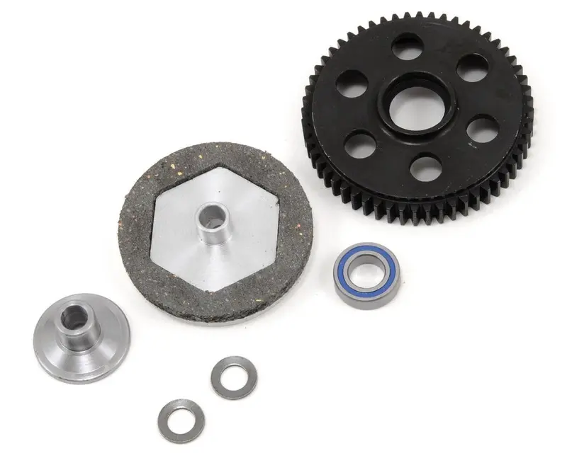 Robinson Racing - Yeti Gen3 Slip Unit 56T Hard Blk Steel Spur W/Ridged Hub 1