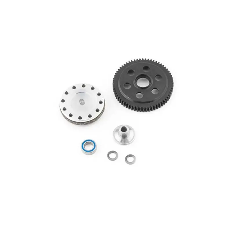 Robinson Racing - Yeti Gen3 Slip Unit 64T Spur W/ Ridged Hub Hard Blk 1