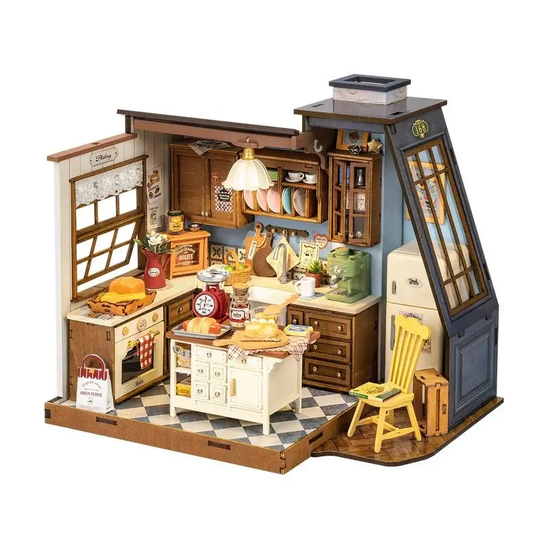 Robotime - Baking Kitchen, Diy Miniature House 1