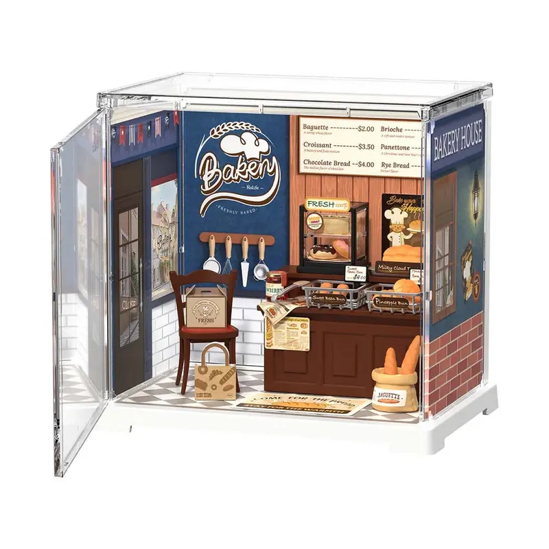 Robotime - Butter Bakery House, Diy Miniature House 1