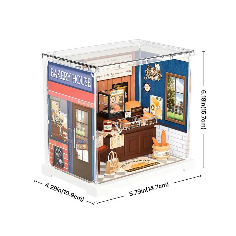 Robotime - Butter Bakery House, Diy Miniature House 2