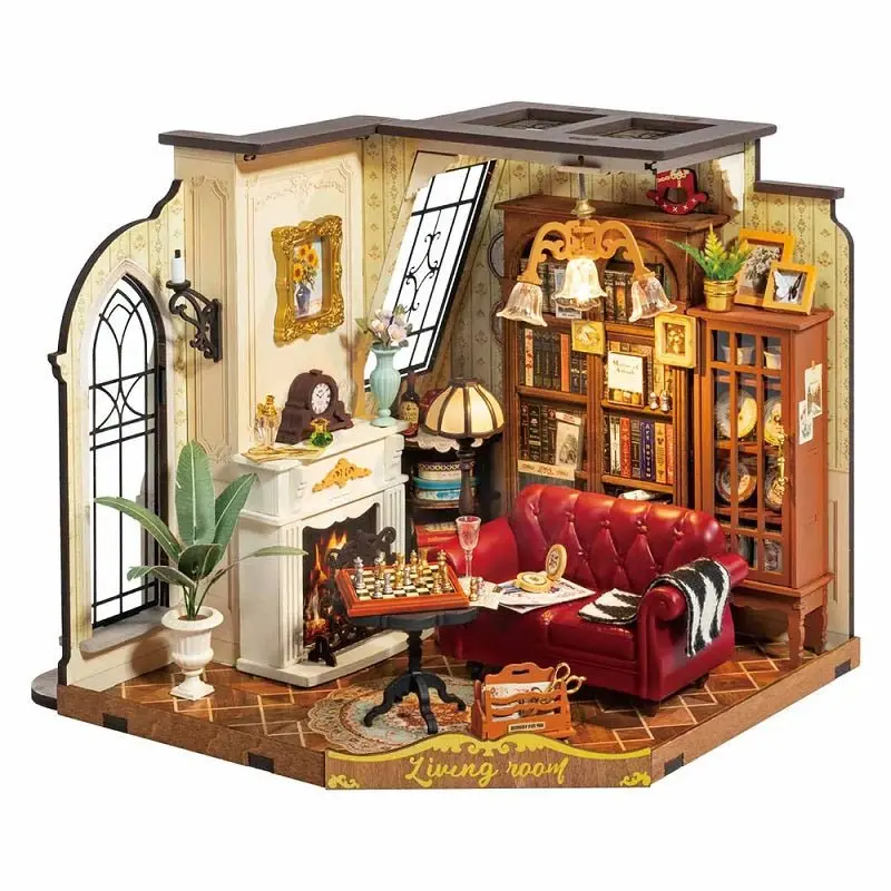 Robotime - Catherine's Living Room Diy Miniature House 1