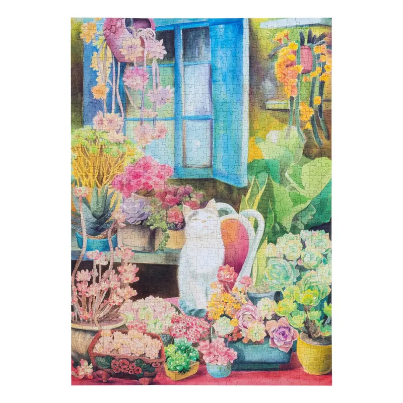 Robotime - Cat's Plant Yard Joypiece 1000 Pc Puzzle 1