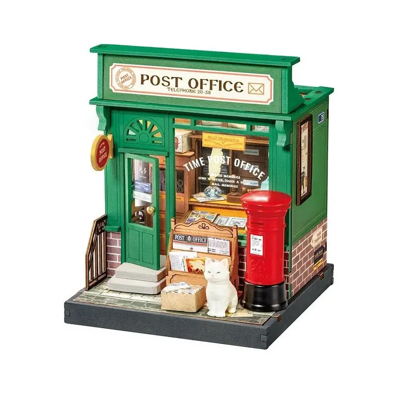 Robotime - Century Post Office, Super Mini Houses - Little Warm Spaces 1
