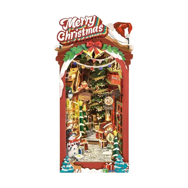 Robotime - Christmas Street Diy Book Nook 1