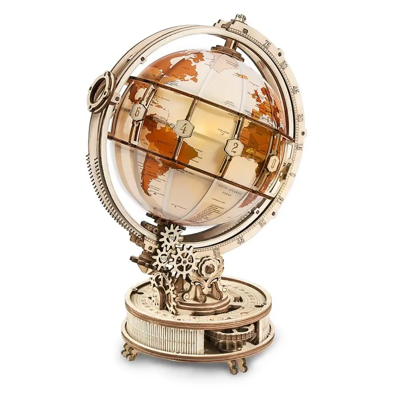 Robotime - Classic 3D Wood Puzzles; Luminous Globe 1