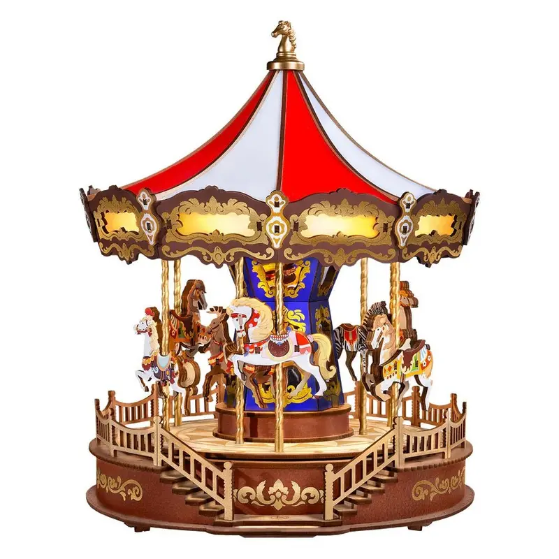 Robotime - Classic Carousel 3D Wooden Puzzle 1