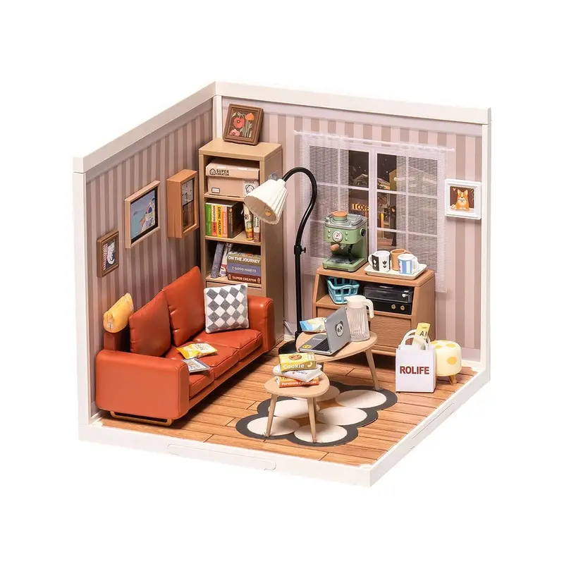 Robotime - Cozy Living Lounge 1