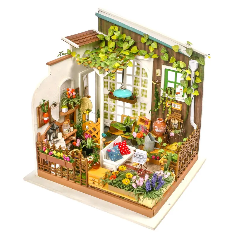 Robotime - Diy House; Miller's Flower Garden 1