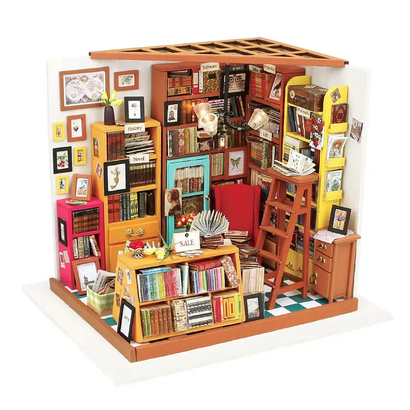 Robotime - Diy House; Sam's Study Room 1