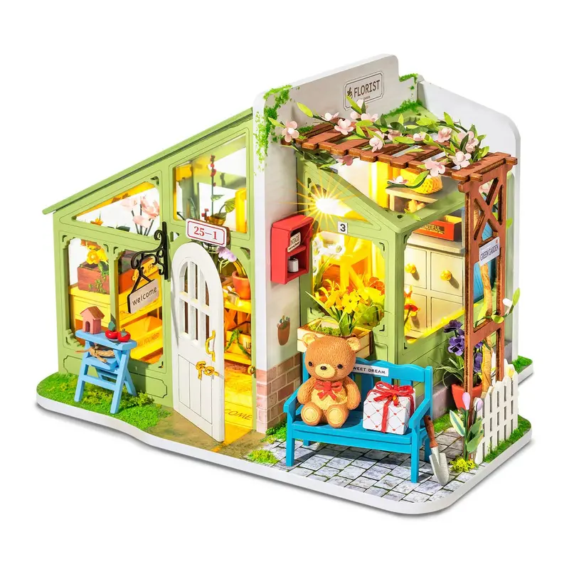 Robotime - Diy House; Spring Encounter Flowers 1