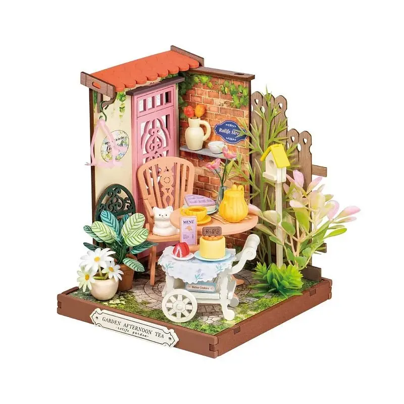Robotime - Fancy Tea Yard, Super Mini Houses - Little Warm Spaces 1