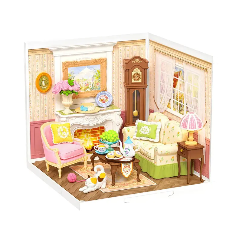 Robotime - Holiday Tea Time, Diy Miniature House 1