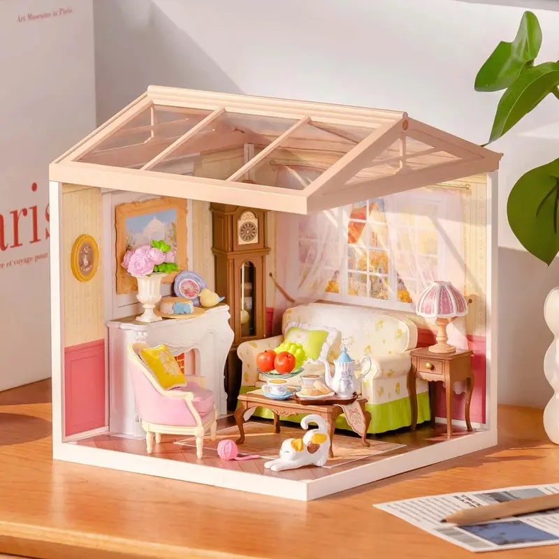 Robotime - Holiday Tea Time, Diy Miniature House 2