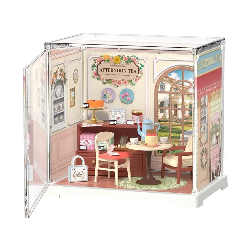 Robotime - Honey Tea Lounge, Diy Miniature House 1