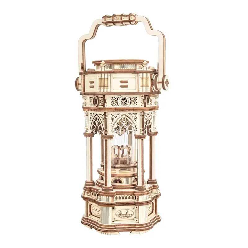 Robotime - Mechanical Music Box; Victorian Lantern 1