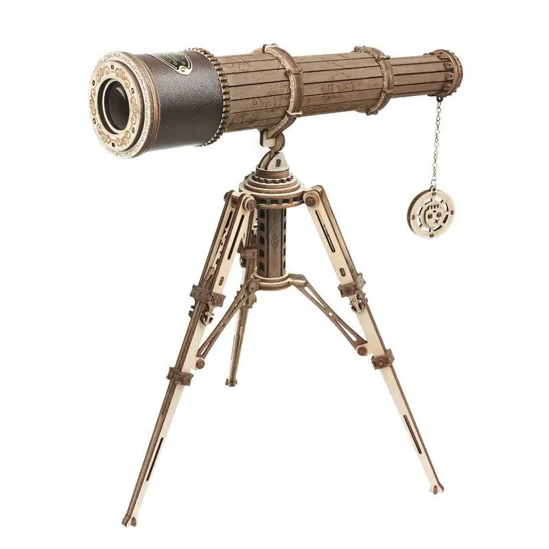 Robotime - Mechanical Wood Models; Monocular Telescope 1