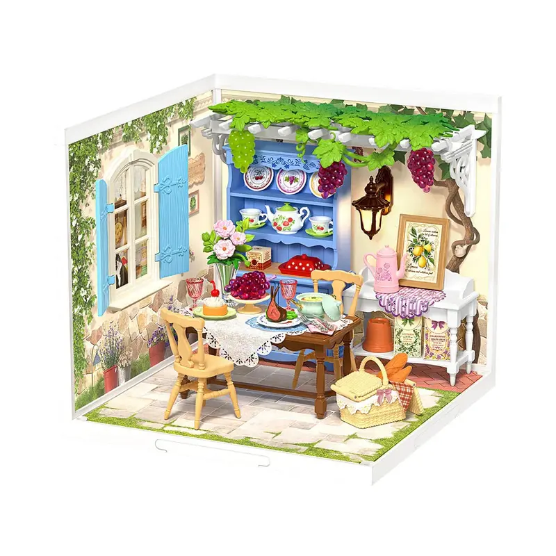 Robotime - Midsummer Dream Yard, Diy Miniature House 1
