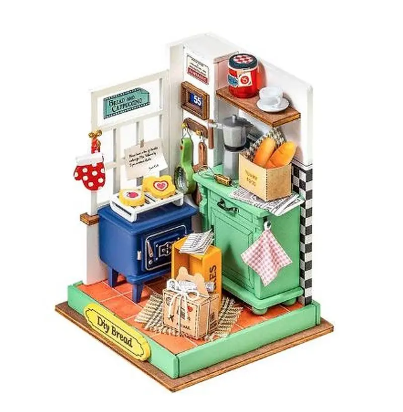 Robotime - Rolife Afternoon Baking Time Diy Miniature House 1