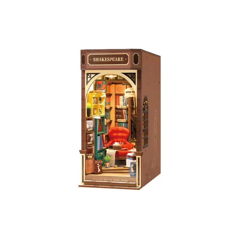 Robotime - Rolife Bookstore Diy Book Nook Shelf Insert Kit 1