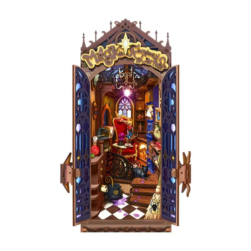 Robotime - Rolife Magic Fantasy Corner Diy Book Nook Shelf Insert 1