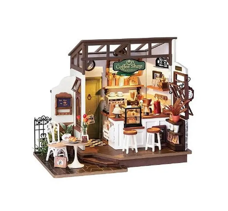 Robotime - Rolife No.17 Cafe Miniature House Kit 1