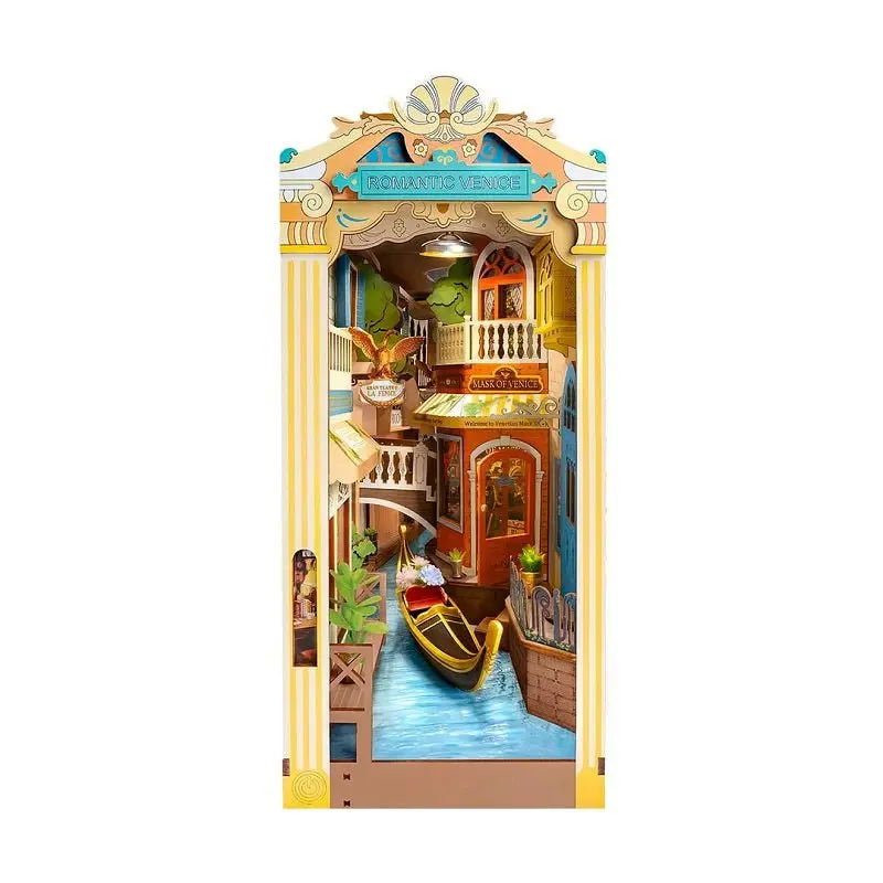 Robotime - Romantic Venice Book Nook & Wonderland - Stories In Books 1
