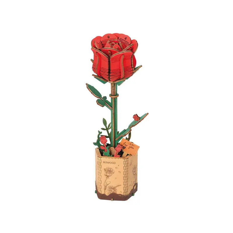 Robotime - Rowood Red Rose 1