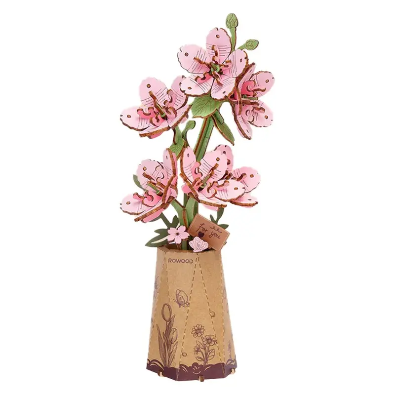 Robotime - Sakura Flower Diy Wooden Flower 1