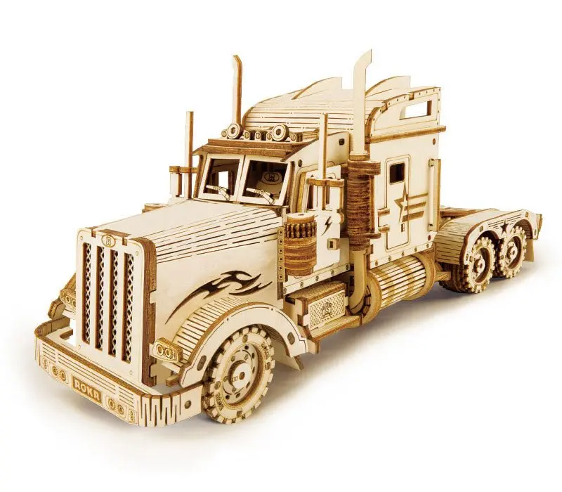 Robotime - Scale Model Vehicles; Heavy Semi Truck 1