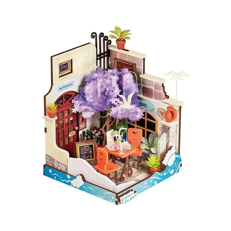 Robotime - Sea Holiday Restaurant, Super Mini Houses - Little Warm Spaces 1