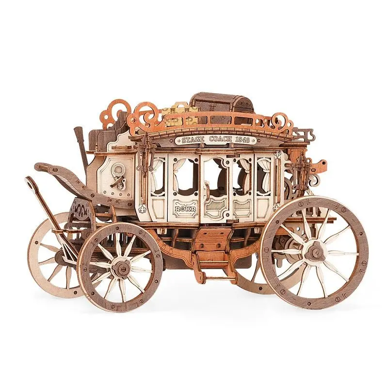 Robotime - Stagecoach Rolling Music Box 1