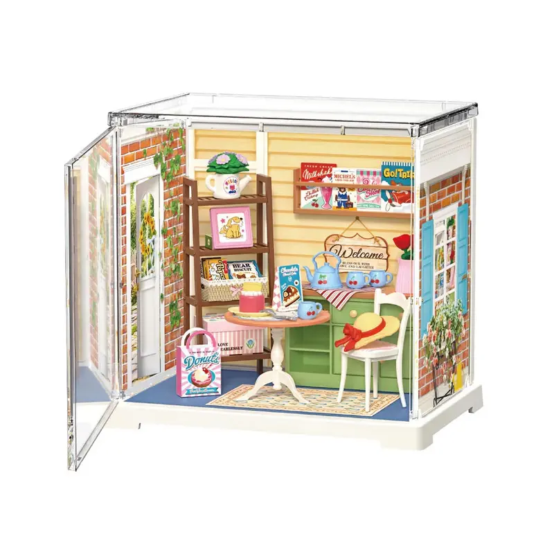 Robotime - Sunshine Sip Porch, Diy Miniature House 1