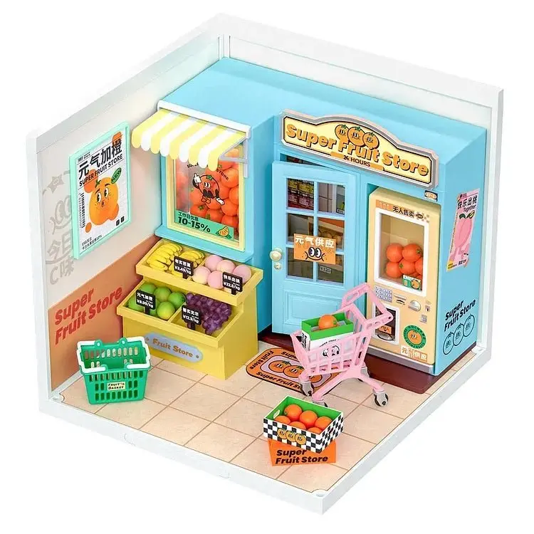 Robotime - Super Store Series; Daily Vc Fruit Store 1