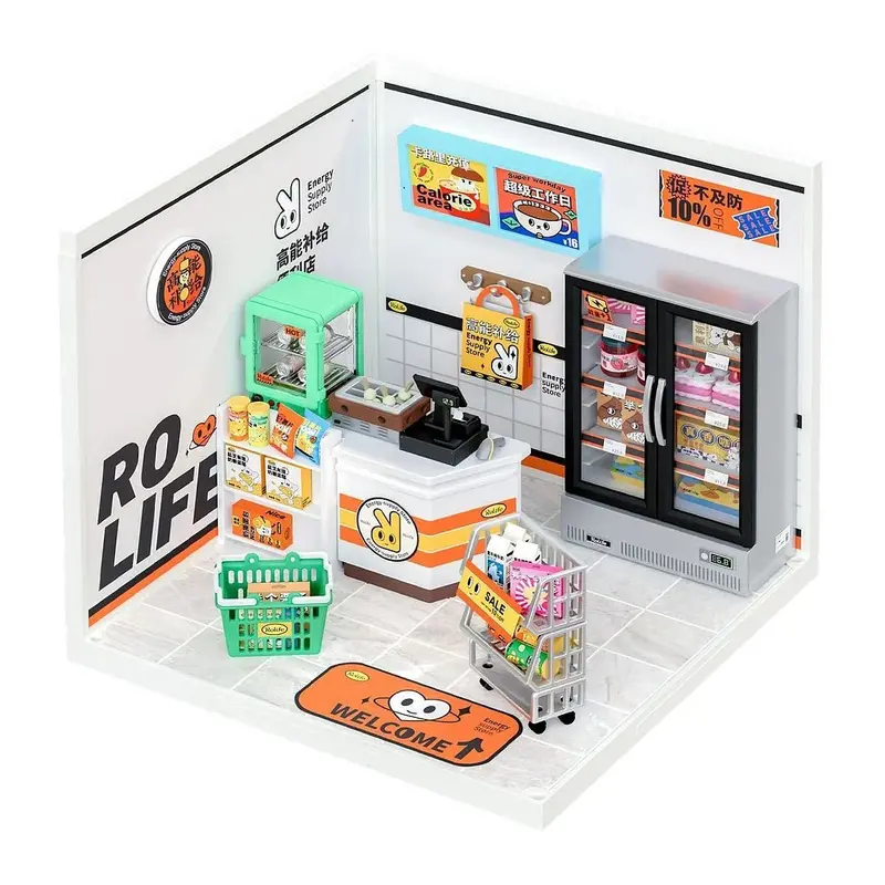 Robotime - Super Store Series; Energy Supply Store 1