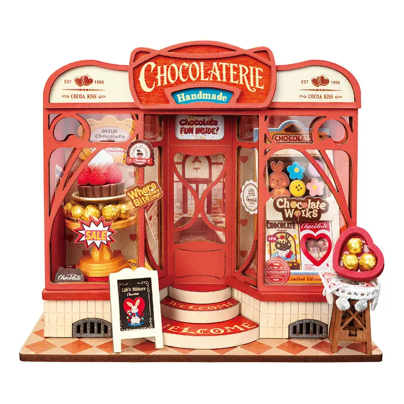 Robotime - Sweet Chocolate Shop, Super Mini Houses 1