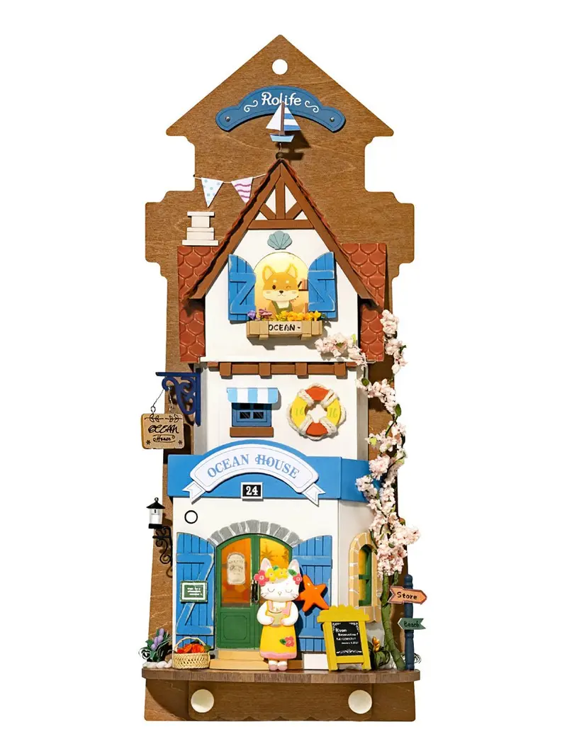 Robotime - Wall Hanging Series; Island Dream Villa 1