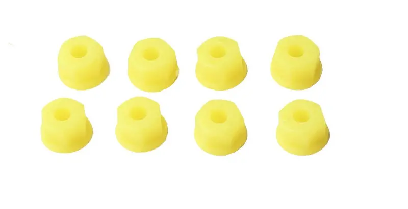 Rpm R/C Products - 6-32 Nylon Nuts, Neon Yellow, (8Pcs) 1