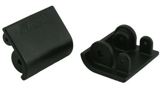 Rpm R/C Products - Baja Lwr Shock Skid Plate Black 1