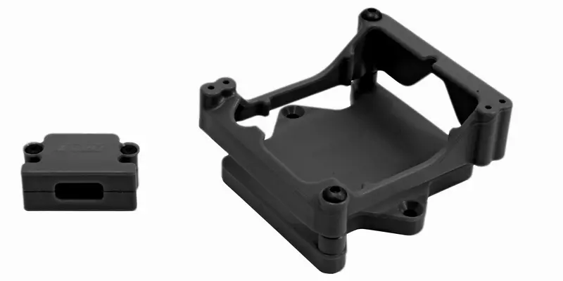 Rpm R/C Products - Black Esc Cage For The Castle Sidewinder 4 Esc 1