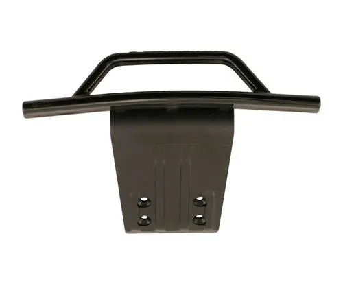 Rpm R/C Products - Black Fr Bumper & Skid Plate For Slash, Nitro Slash 1